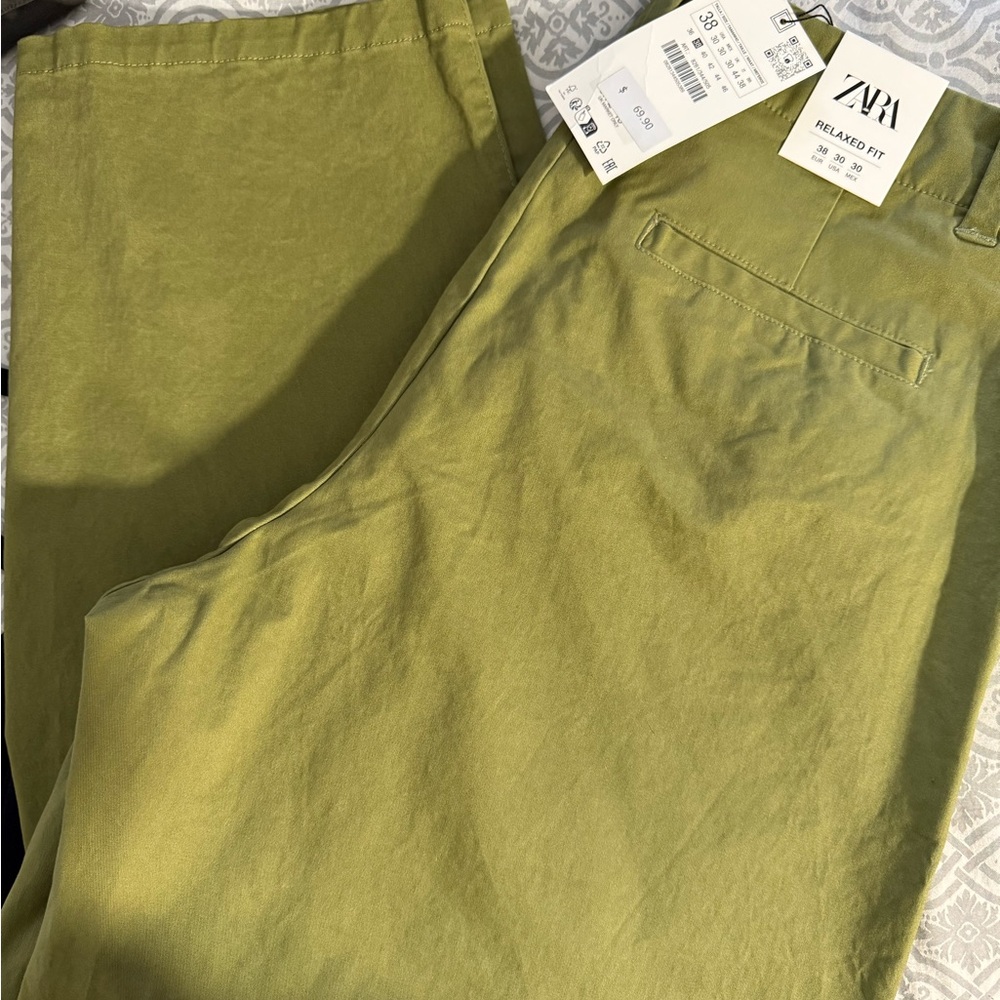 Zara Men's Casual Khaki Chinos